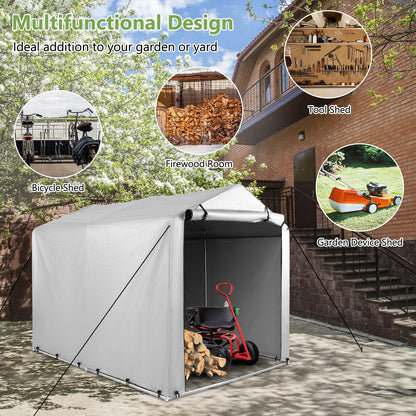 Outdoor Storage Shed Portable Garage Shelter for Bikes