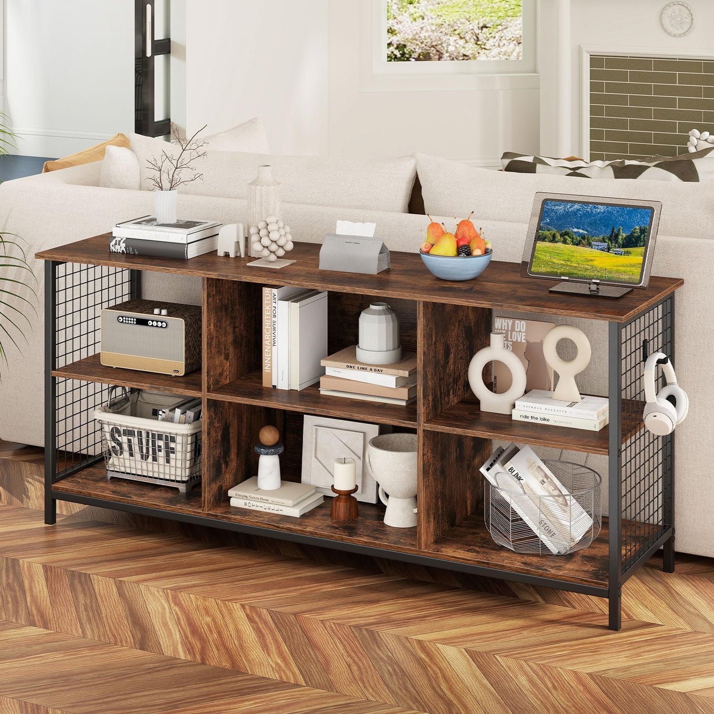 3-tier Entertainment Center with Power Outlets