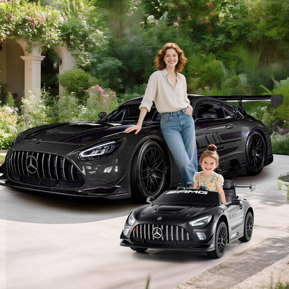 12V Kids Powered Ride on Car Benz GT3 with Spoiler and Remote Control