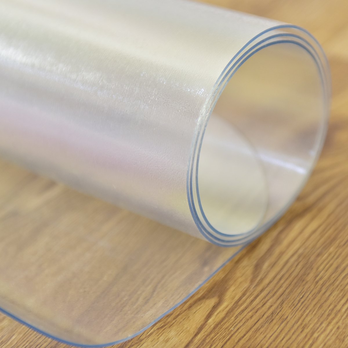 120x120cm Office Chair Mat, Transparent Non Slip PVC Floor Protection Mat