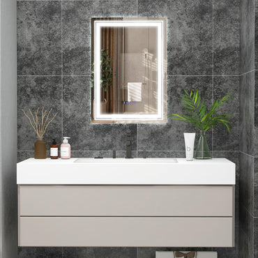 Anti-Fog Bathroom Led Vanity Mirror with 3 Colors 3000-6500K