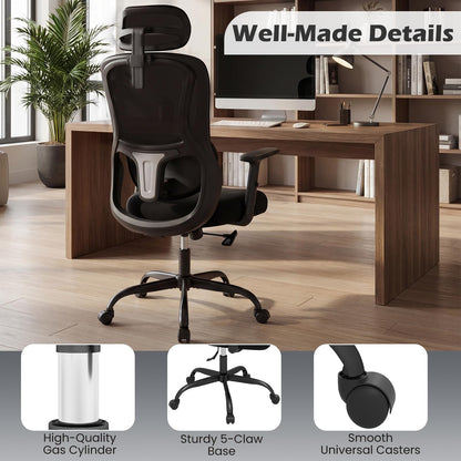 Ergonomic Office Chair, High Back Swivel Computer Desk Chair