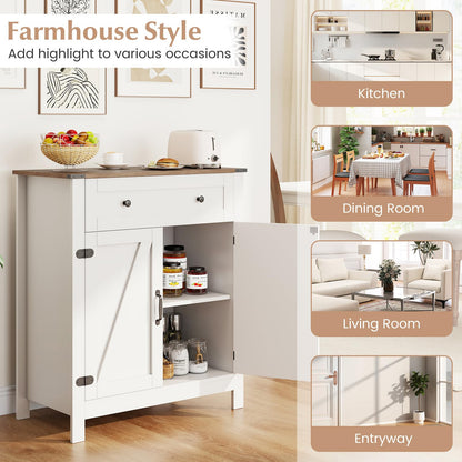 Buffet Sideboard, Kitchen Storage Cabinet with 2 Doors
