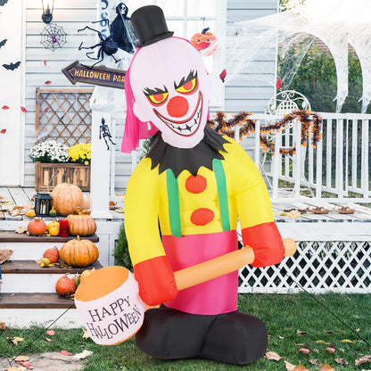 240 CM Giant Halloween Inflatables with Hammer and Sandbags