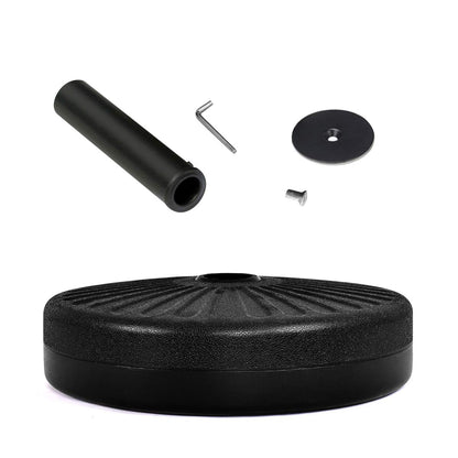 40KG Water and Sand Fillable Umbrella Stand with Built-in Handle