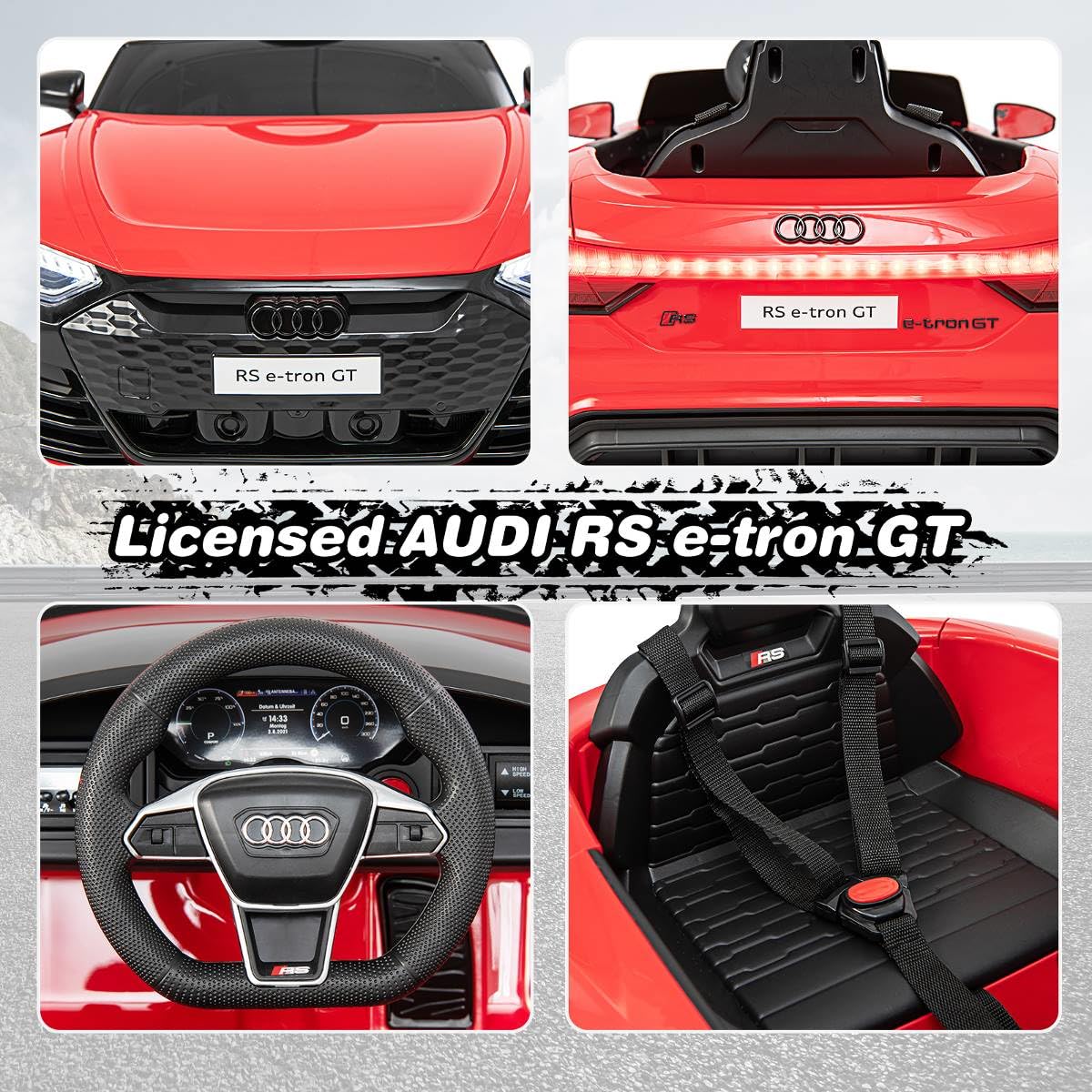 12V Audi Licensed Electric Kids Ride On Car with Remote Control