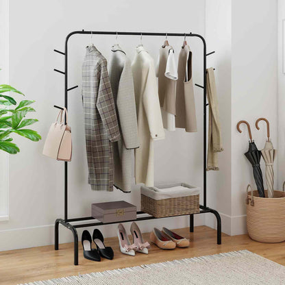 Heavy Duty Clothes Rack Freestanding Metal Garment Wardrobe Rack