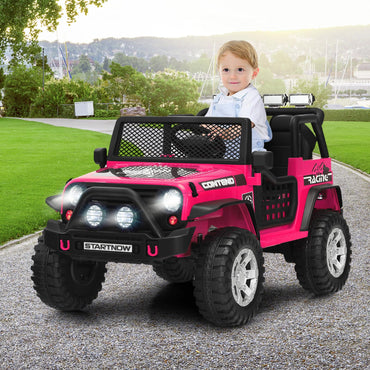 2 Seat Kids Ride on Truck with Parent Remote Control