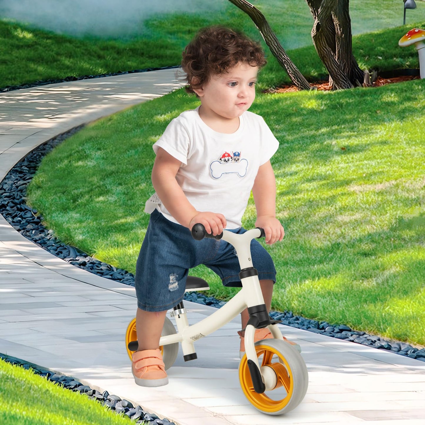 No Pedal Infant Ride on Walker with Adjustable Seat Height