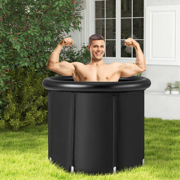 Ice Bath Tub, 400L Large Portable Outdoor Cold Plunge Pool Recovery Pod