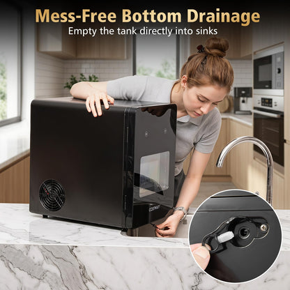5 cm Ice Ball Maker with Self-Cleaning for Whiskey Cocktail Home Bar
