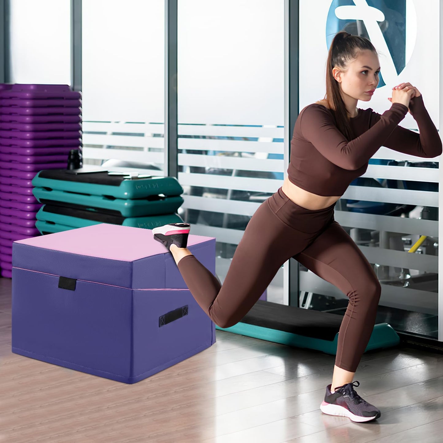 Incline Gymnastics Mat Indoor Outdoor Folding Exercise Yoga Mat