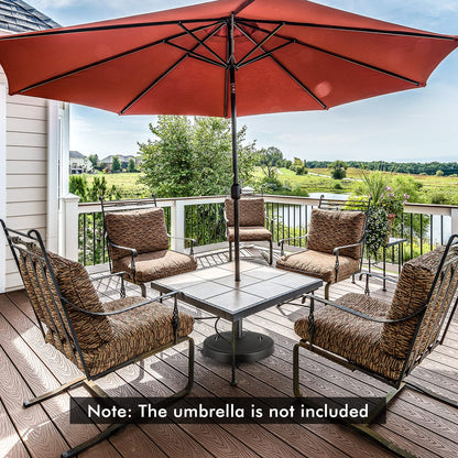 Heavy Duty Umbrella Stand Holder with Wheels