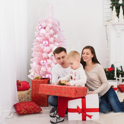 90 CM Artificial Mini Christmas Tree with 12 Natural Cotton Balls