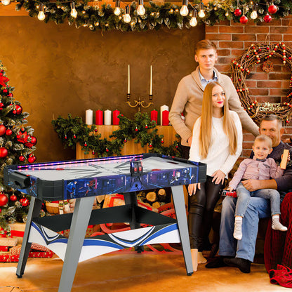 Air Hockey Game Table with 2 Pushers and Pucks mfor Game Room