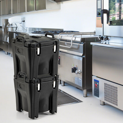 30L Portable Food Warmer with Stainless Steel Barrel for Catering Banquets Parties Camping