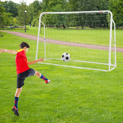 6.1 ft x 4 ft Weatherproof Angle-Adjustable Rebounder Net Football Training Equipment