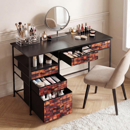 120 CM Computer Desk Home Office Desk with Metal Frame