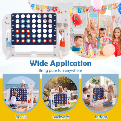 Giant 4-to-Score Game Set, Jumbo Connect Four Game