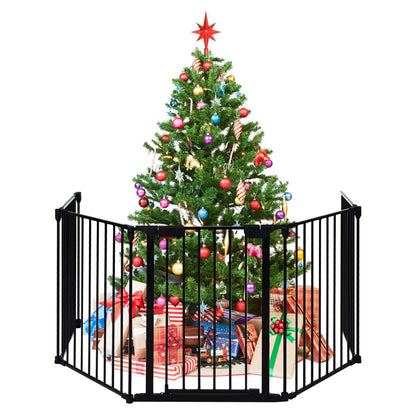 Metal Baby Safety Playpen with Automatically Close Door