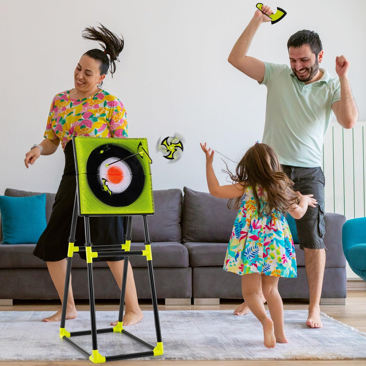 4 in 1 Throwing Target Set Kids Throwing Game for Birthday Gifts