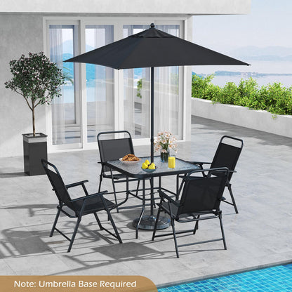 Outdoor Dining Furniture with 4 Chairs