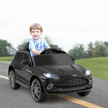 12V Kids Ride on Vehicle Aston Martin Licensed with Horn and Taillights