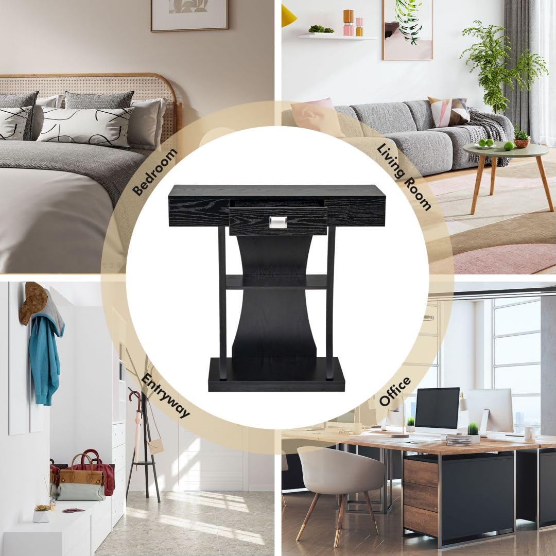 T-Shaped Console Table for Small Space