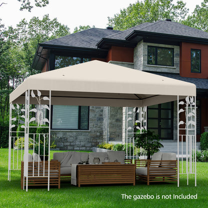 3x3m Gazebo Top Cover Roof Replacement, Outdoor Waterproof Canopy