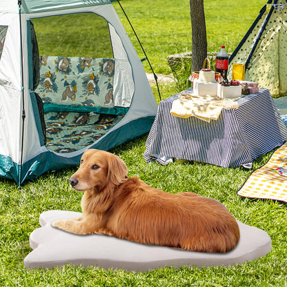 Large Dog Bed with Memory Foam Support and Removable Cover