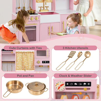 Pretend Play Kitchen with Sounds & Lights