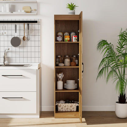 150 cm Tall 4-Tier Freestanding Storage Floor Cabinet