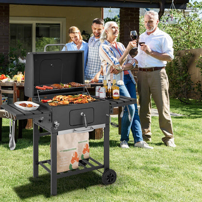 Portable Smoker Barbecue Griller with Hooks