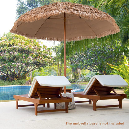 2.05M Outdoor Portable Easy Set-up 8-Rib Tropical Hawaiian Umbrella