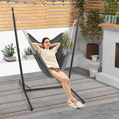 Heavy Duty and Height Adjustable Hammock Chair Side Pocket
