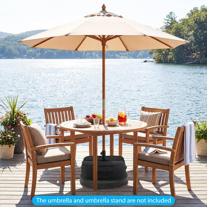 Parasol Base Weight Bag, 40KG Sand Fillable Umbrella Stand with 900D Oxford Sandbags