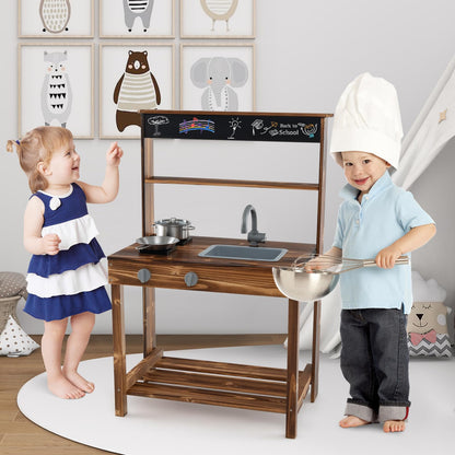 Kids Mud Kitchen with Removable Sink