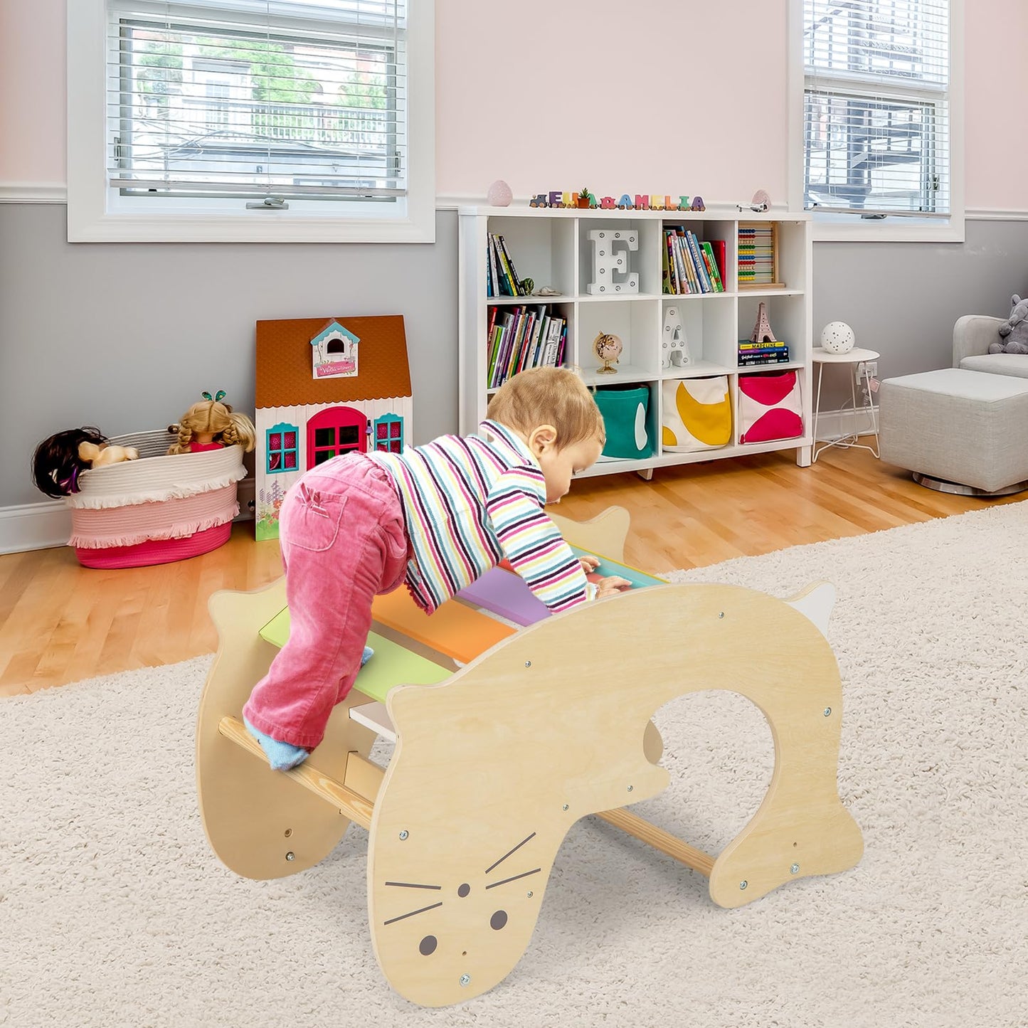 3-in-1 Climbing Toy Set for 3-14 Years Old Toddlers