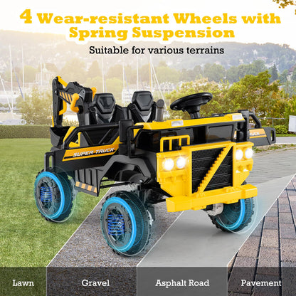 4WD Electric Truck Construction Vehicle with Remote Control