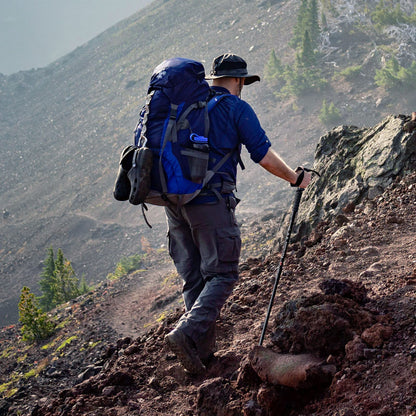 Hiking Pole Aluminum Trekking Pole Walking Pole Adjustable 65-135 cm