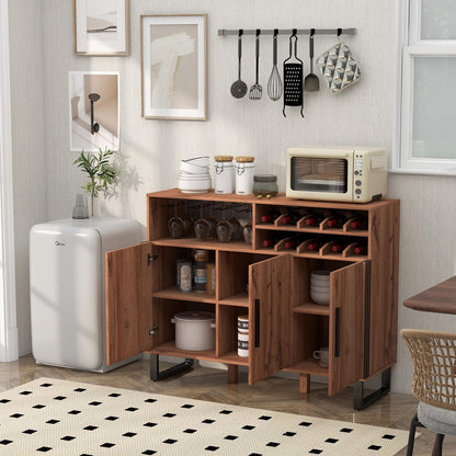 Wooden Storage Cabinet for Dining Room