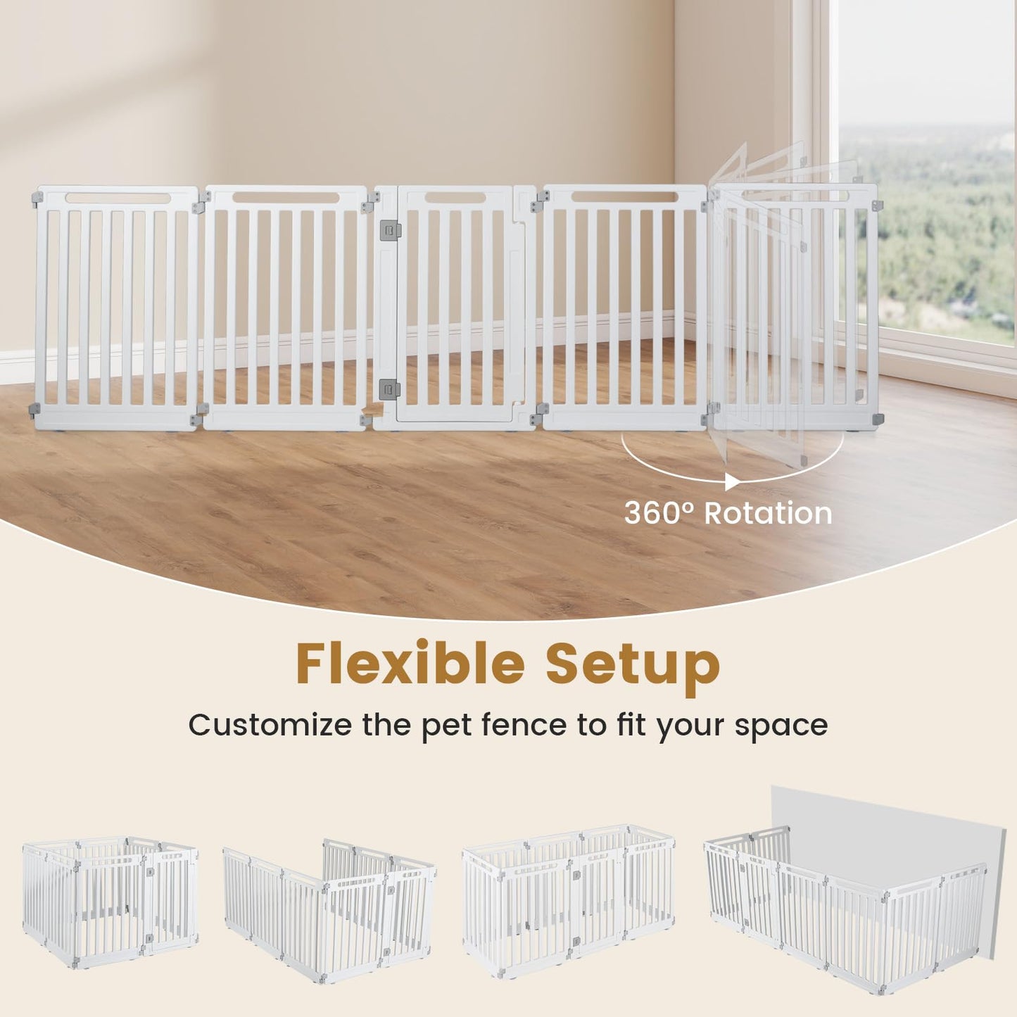 Plastic Dog Playpen, Pet Puppy Play Pen