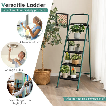 Folding Step Ladder 4-Step Ladder
