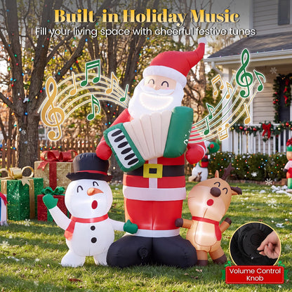 Inflatable Christmas Santa Claus, 8FT Self Inflating Xmas Decoration