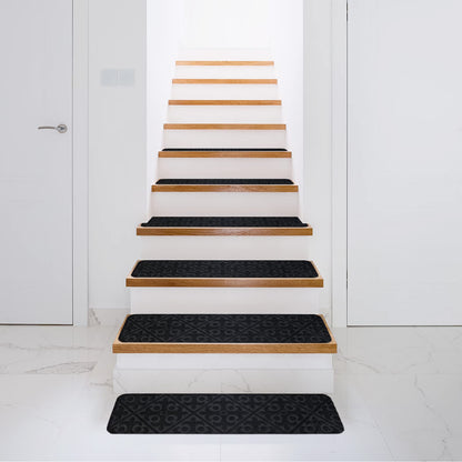 15 Pack Indoor Stair Runners Safety Rug with Reusable Adhesive