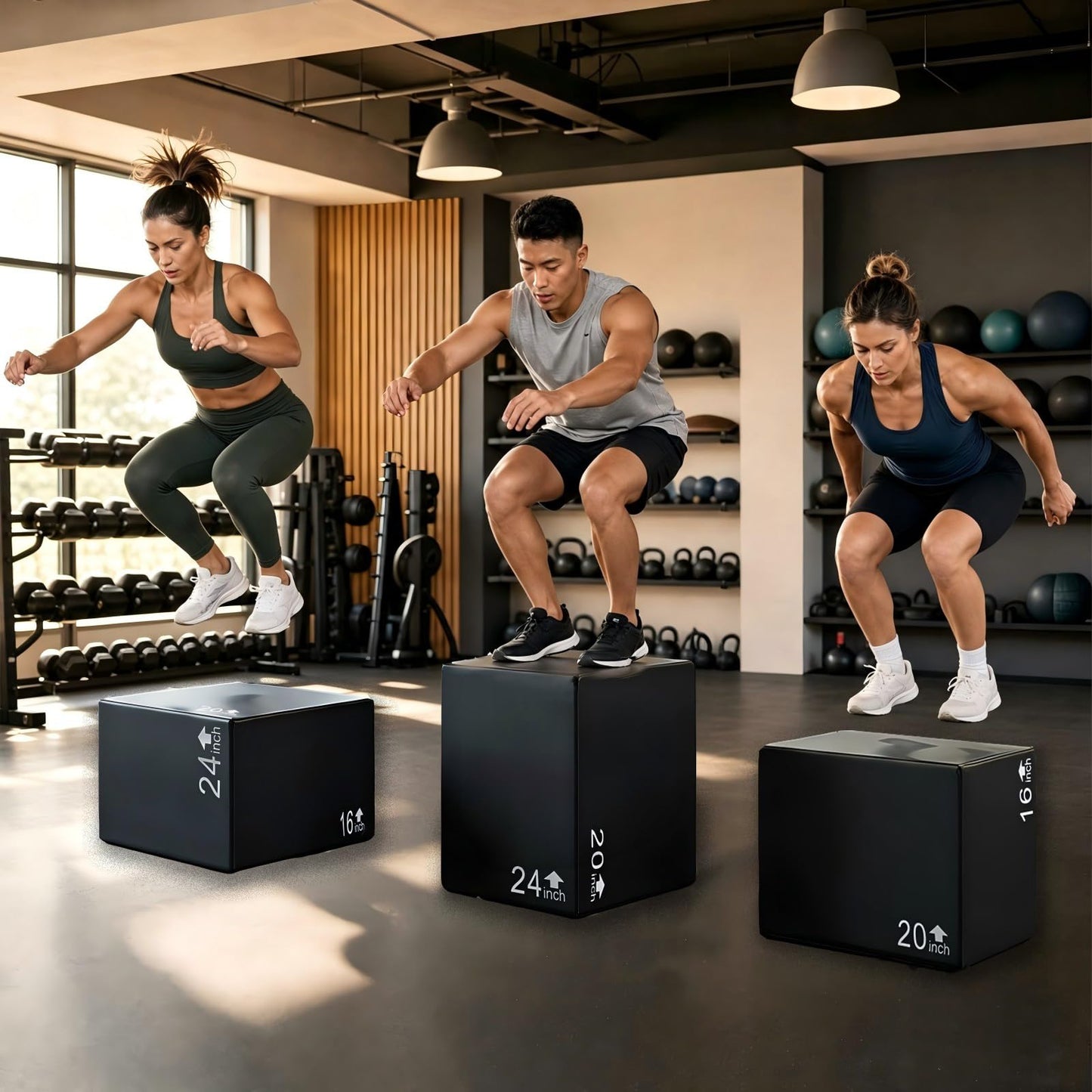 3 In 1 High Density Foam Plyometric Box