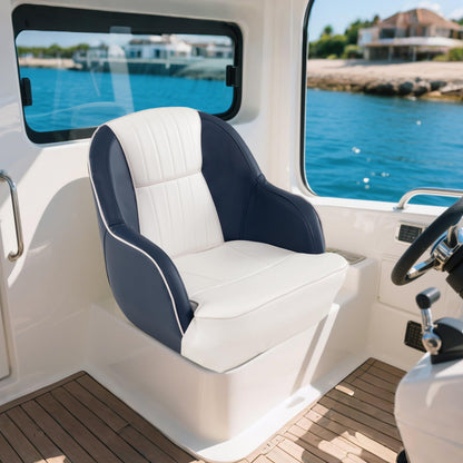 Pontoon Boat Chair with Thickened Sponge Padding