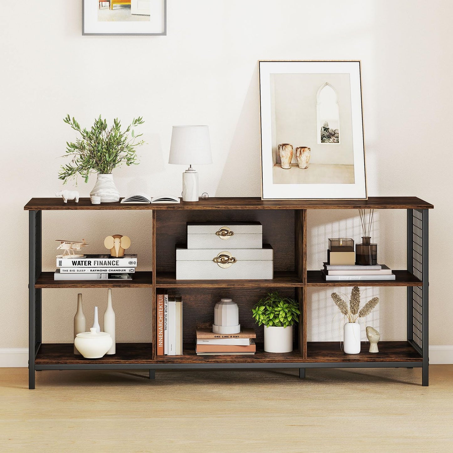3-tier Entertainment Center with Power Outlets