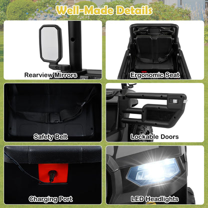 12V Ride on Dump Truck with Electric Dump Bed with Music and Remote Control