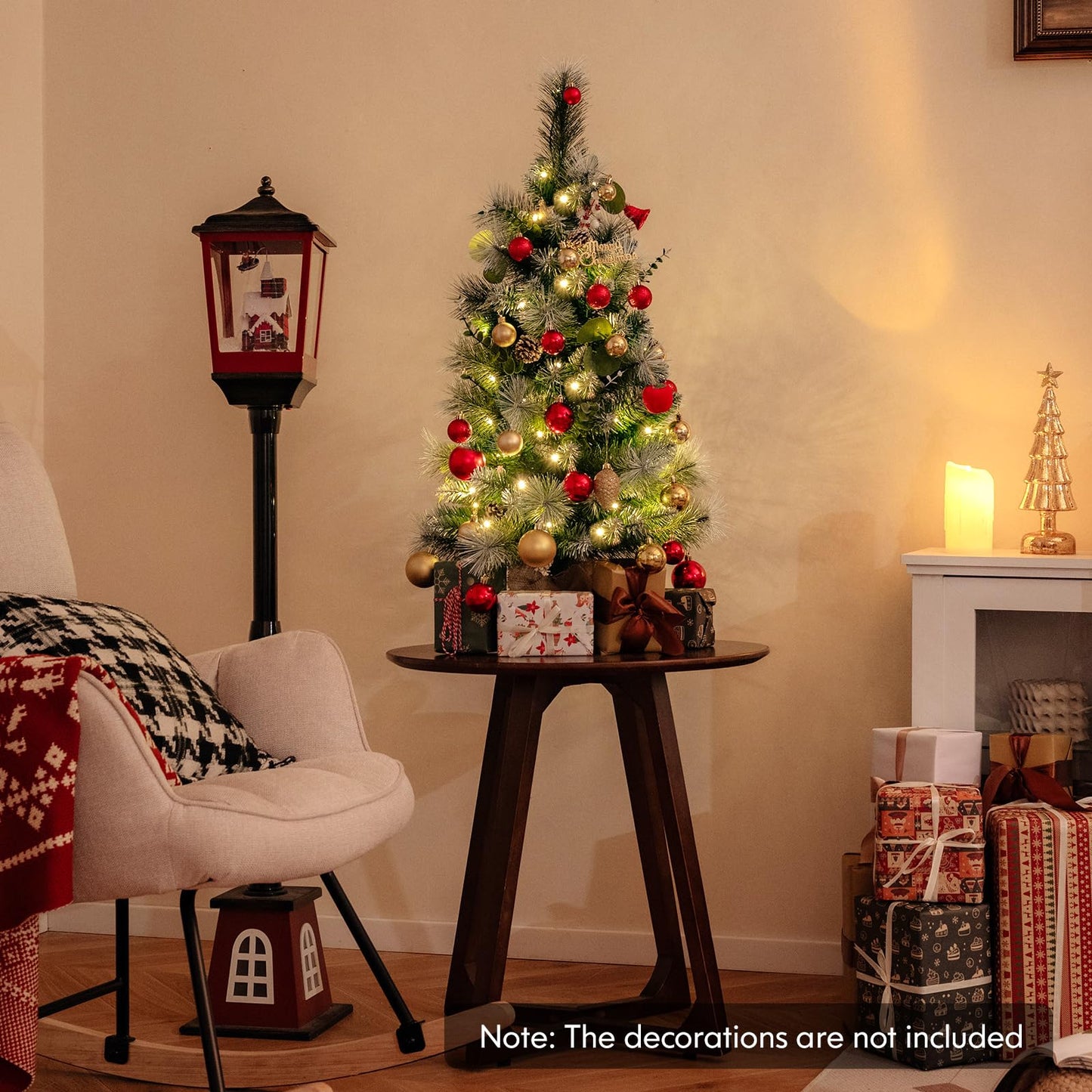 90CM Artificial Xmas Tree with 98 Branch Tips and Pine Needles